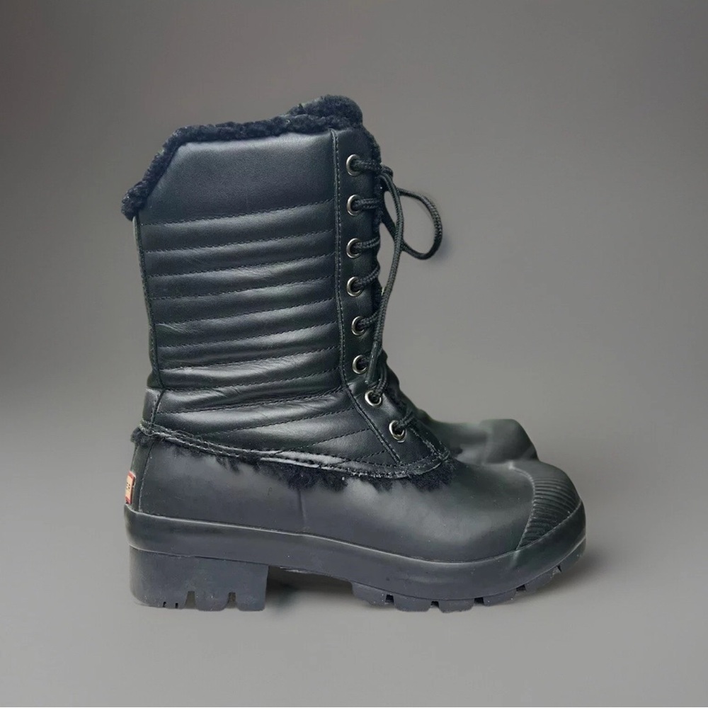 Hunter Black Insulated Winter Boots